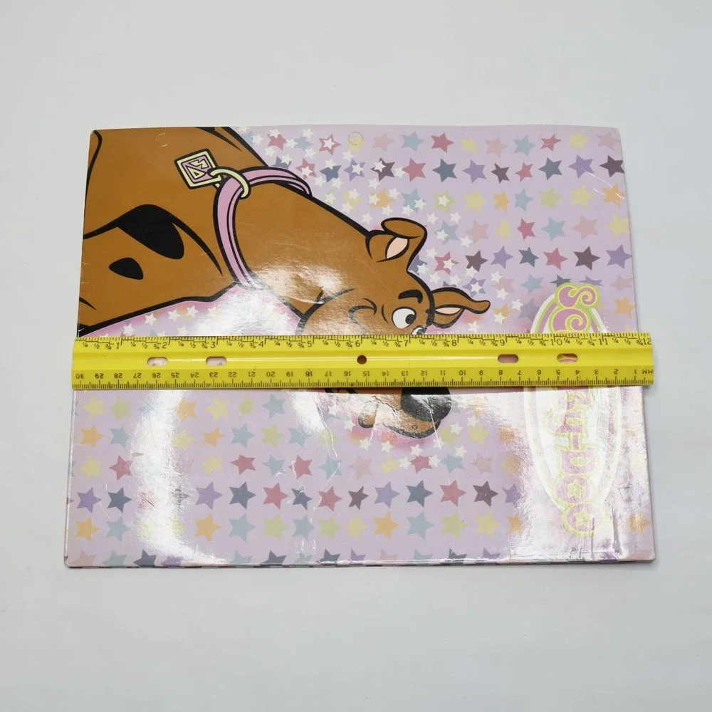 Scooby-Doo Vintage 2003 Starpoint 2-Pocket Folder‎ Purple Star Print SB14601